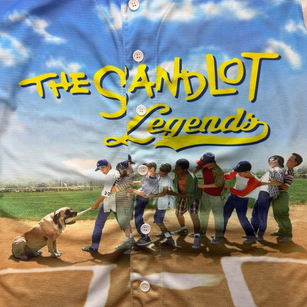 The Sandlot Legends Rodriguez 30‎ Baseball Jersey All Over Print Size S - Picture 4 of 8